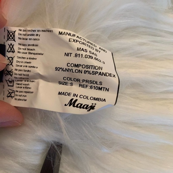 𝅺maaji Swimwear Orange Reversible Bikini Top Small - Picture 8 of 9